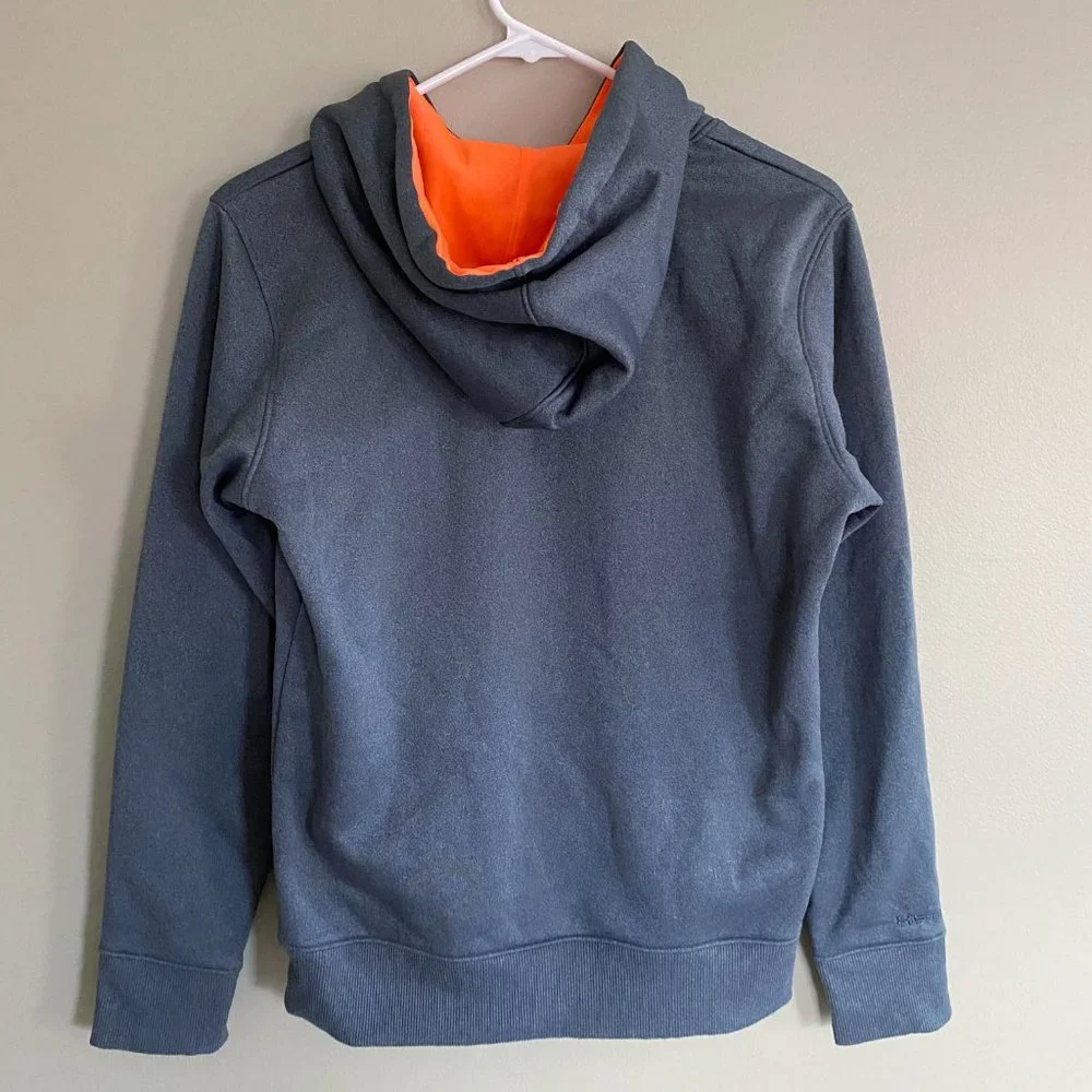 Under Armour hoodie sweatshirt gray orange sz XS - Picture 5 of 5